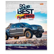 Тетрадь КЛЕТКА 48л. ТАЧКИ ДЛЯ БЕЗДОРОЖЬЯ (48-5048) (обл. - цвет. мелов. второй блок) 48-5048