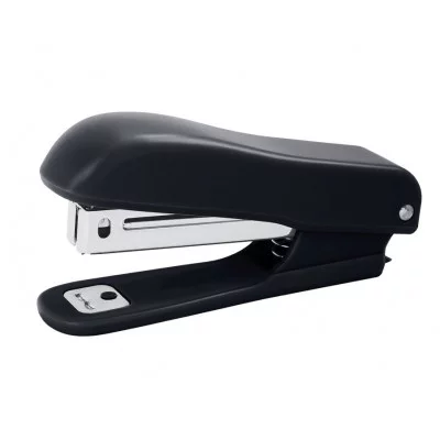 Степлер №10 OfficeSpace до 12л., пластиковый корпус, черный 266962