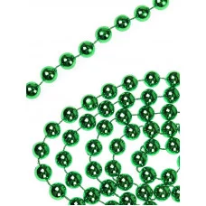 Бусы на ёлку Волшебный праздник, d 1,4 см, длина 1,8 м, зелёные НУ-4230
