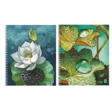 Тетрадь А5 80л "Акварельные сюжеты (Эксклюзив)" КанцЭксмо ТСФ808394