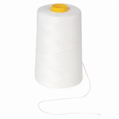 Нить лавсановая для прошивки документов BRAUBERG, диаметр 1 мм, длина 1000 м, БЕЛАЯ, ЛШ 210