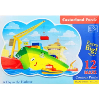 Пазлы CastorLand День в гавани,12 дет МАХ