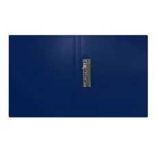 Папка с боковым зажимом СТАММ "Диагональ" А4, 17мм, 700мкм, пластик, сапфир 377871