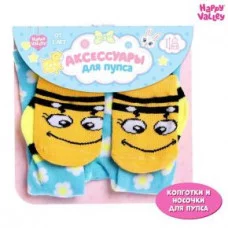 HAPPY VALLEY Колготки и носочки для пупсов Веселая пчелка 6243754
