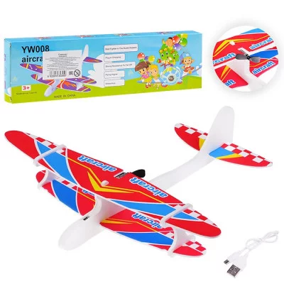 Самолет из пенопласта Крутое пике, вращающийся пропеллер, в коробке (10702070/161219/0265635, Китай) U035345Y