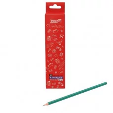 Карандаш ч/г TM"Profit" заточен, без/ласт. зеленый корпус, пластик К-4533