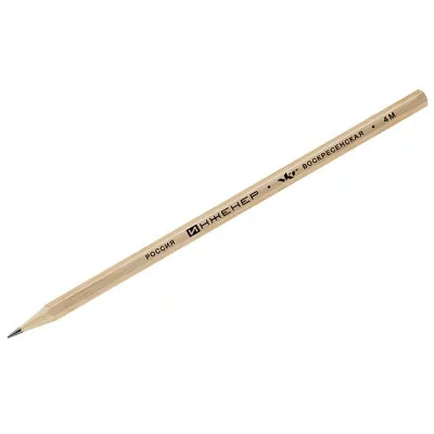 Карандаш ч/г Воскресенская карандашная фабрика "Инженер" 4М (4B), заточен. 283272