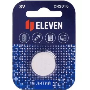 Батарейка 1шт Eleven CR2016 литиевая, BC1 301758