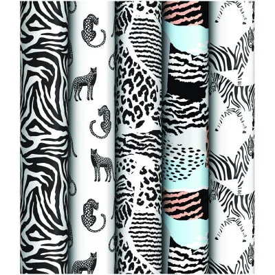 Упаковочная бумага 1шт белый крафт 70*100см, ArtSpace "Анималистичный принт", 70г/м2 324393