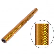 Пленка самоклеящаяся голография золотая 1008 рябь 0,45м х3м 3мкр 7331857