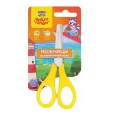 Ножницы детские Мульти-Пульти "Приключения Енота" 12,8см, ассорти, европодвес 258784