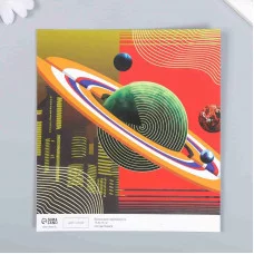 Бумага для скрапбукинга "Невесомость" плотность 180 гр 15,5х17 см   7907931