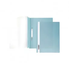 Скоросшиватель пласт мягкий б/перф А4 0.18мм ХАТБЕР бирюз AS4_00120 312505