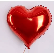 Шар (18\'\'/46 см) Сердце, Люкс, Красный, 1 шт. 18308R