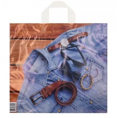 Пакет петлевая ручка Мужской 110мкм 40*36 12060-ПеР