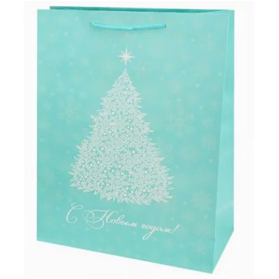 Dreamcards Пакет подарочный с мат.лам. и глит. 32 4х44,5х10 2(XL) Чудо новогоднее 190г ППК-2367