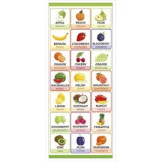 Магнитная закладка "Фрукты и ягоды (английский язык)" 63.588.00