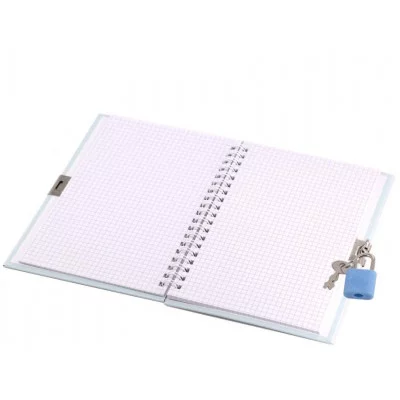 Подарочный блокнот 13,0 см * 18,0 см , гребень, Alingar, ламинация, конгрев, эффект 3D, замочек, 45 л., клетка, "Футбол" AL11732
