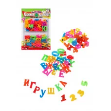 Игровой набор Буквы и цифры 60 предм. в ассорт. блистер 200518143