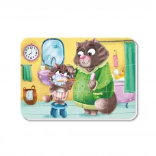 Магнитный пазл А5 Распорядок дня Бодрое утро ET04-007