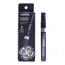 Маркер зеркальный "Chrome" перманентный, круглый пластиковый корпус, пулевидный наконечник, ширина линии 3 мм, длина письма 400 м, цвет - зеркальный хром 5044308