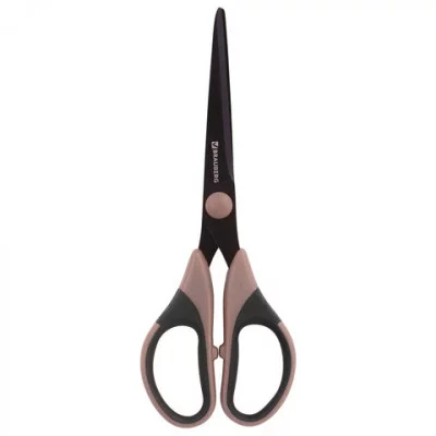 Ножницы BRAUBERG "Special" 165 мм, тефлоновое антискользящее покрытие, 2-х сторонняя заточка, 236787