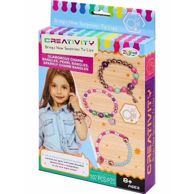 Набор для создания браслетов "Очарование" (107 элементов) в коробке, 24,7х15,9х3см ( Арт. Y15740010)