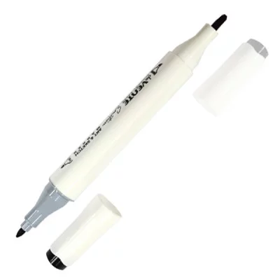 Маркер для скетчинга двусторонний круг/скош "Emotion" 1.0-6.0мм черный DEVENTE 5044200 298155