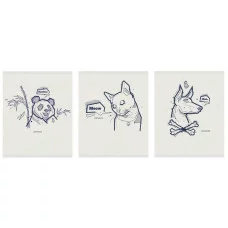 Тетрадь А5 96л "Sketching animals" КанцЭксмо Т2Л967066