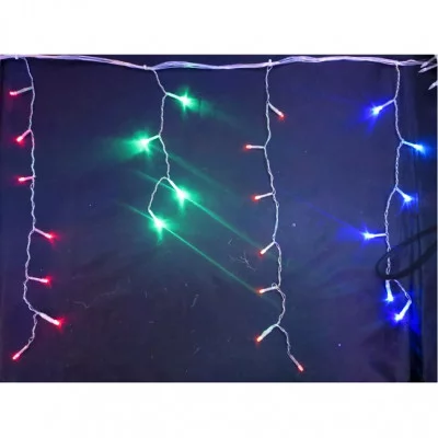 Электрическая гирлянда Занавес 100л LED 2х0,5м 141-1864H микс