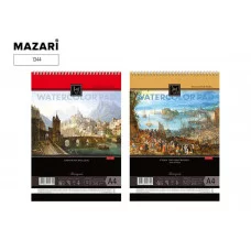 Альбом для рисования А4 акварельная бумага 200г склейка ассорти айна 1313 1313*