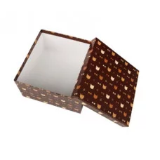 Коробка квадратная подарочная 1 шт Джентлкот 25,5 х 25,5 х 13 см РазборПП-3361