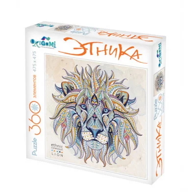 Пазл Арт-терапия Лев 360 эл Оригами 74801