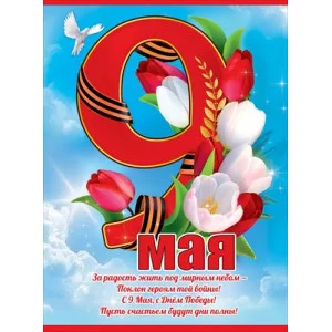 Плакат 9 мая 6400198