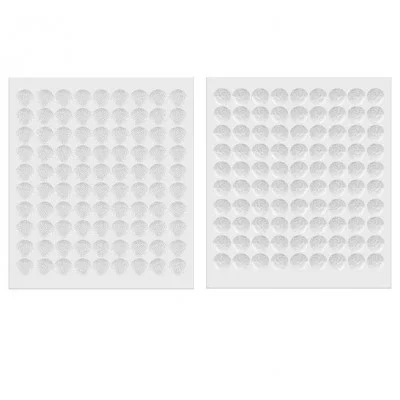 Липучка самоклеющая белая, Alingar, диаметр 10 мм, 90 пар, 180шт. AL11416