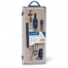 Готовальня Alingar 6 предметов пластиковый футляр  1шт AL4509