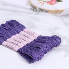 Нитки мулине 8±1м №3746, цена за 1шт., ярко-фиолетовый АУ 1361421