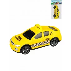 Машинка инерционная  4,7х10х4см желтая (Арт.И-5502)