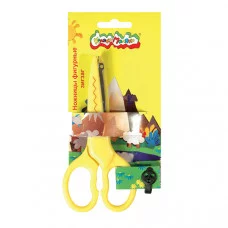 Ножницы детские Каляка-Маляка д/творчества 13,50 см ЗИГ-ЗАГ, европодвес, 3+ 027796