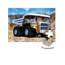 Пазл БелАз 0+