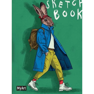 MyArt. СКЕТЧБУК "НА СТИЛЕ" ЗАЯЦ 467-0-159-02204-6