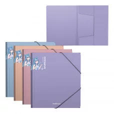 Папка на резинках пластиковая ErichKrause Soft Manga, A4, ассорти 1шт 61203