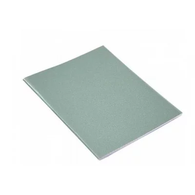 Тетрадь 48л., А5, клетка, Alingar "Мятный", скрепка, дизайнерский картон, глиттерное напыление, блок офсет, 100 % белизна AL12413