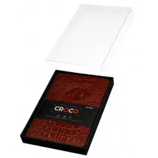 Ежедневник A5, 136л. недатир. CROCO STYLE - ТЕРРАКОТОВЫЙ кожзам 136-5061