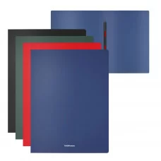 Папка-скоросшиватель пластиковая с пружинным механизмом ErichKrause Matt Classic, A4, ассорти 1шт 50080