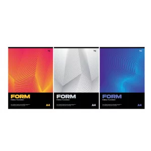 Тетрадь 80л., А4, клетка BG "Monocolor. Form" 373464