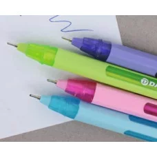 Ручка шар. синяя "Darvish" Trion+ корпус трехгранный soft touch цвет ассорти SR-12802