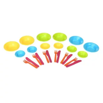 Набор посуды столовый "Своя тарелка" (в сетке, 24 дет.) 9421