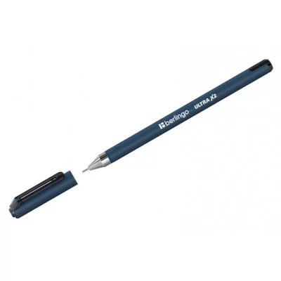 Ручка шариковая Berlingo "Ultra X2" черная, 0,7мм, игольчатый стержень 309752