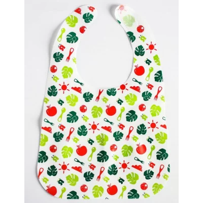 Нагрудник непромокаемый на липучке "Яблочко" 4604266